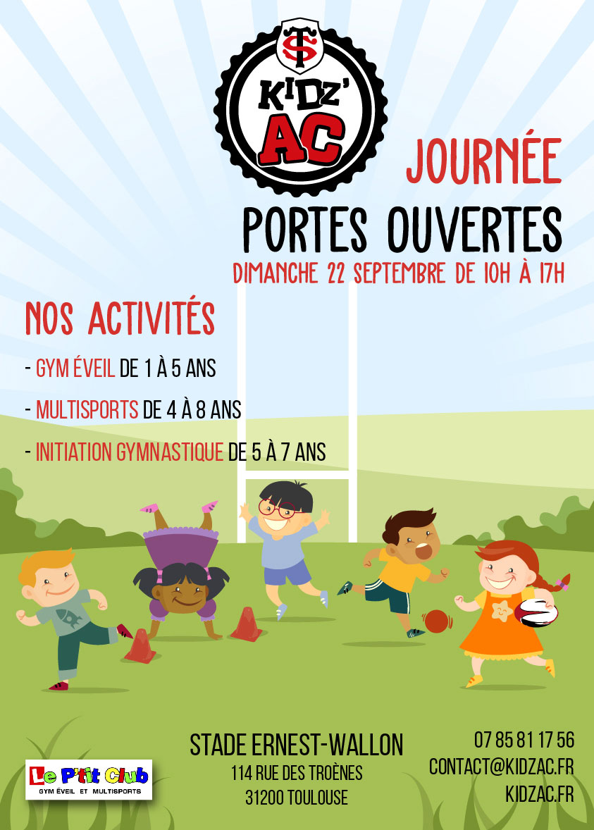 Affiche rentrée septembre 2019 KidZ'Ac Toulouse Ernest Wallon