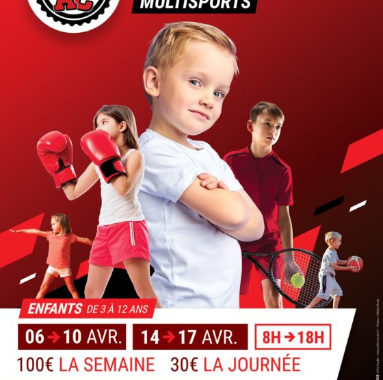 Affiche stages vacances avril 2020 KidZ'Ac Toulouse