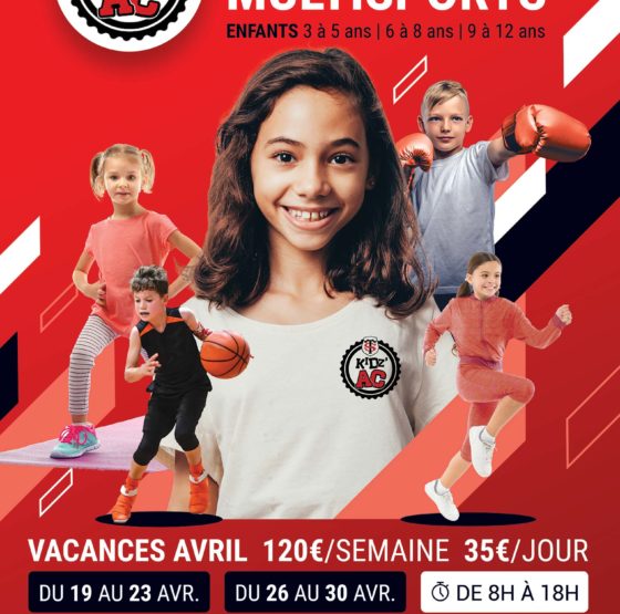 Affiche stages vacances avril 2021 KidZ'Ac Toulouse Saint-Orens