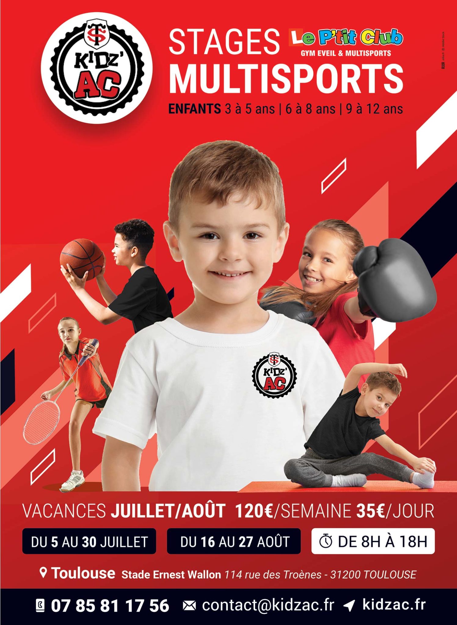 2102-LPC-AVR-WEB-1500px-TOULOUSE Affiche stages vacances été 2021 KidZ'Ac Toulouse