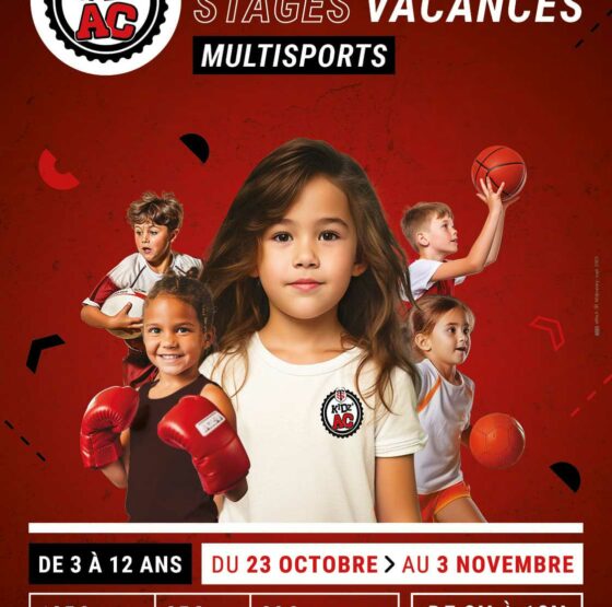 Affiche stages vacances Toussaint 2023 KidZ'Ac