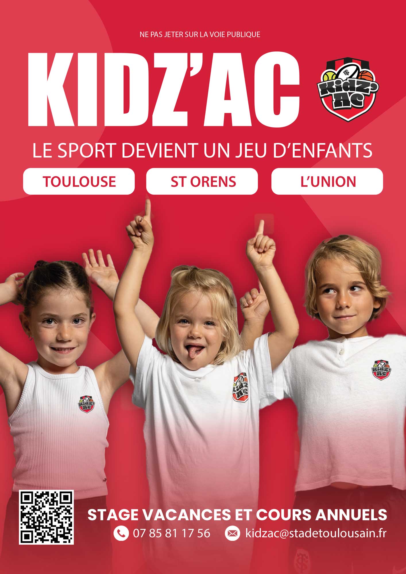 Cours hebdomadaires KidZ'Ac Toulouse